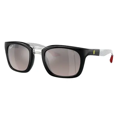 Ray-Ban Sunglasses Unisex Rb8362m Scuderia Ferrari Collection - Light Carbon Frame Grey Lenses P