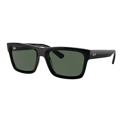 Ray-Ban Sunglasses Unisex Warren Bio-based - Black Frame Green Lenses 57-20