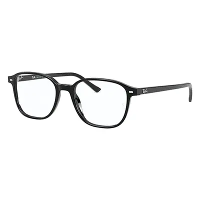 Ray-Ban Eyeglasses Unisex Leonard Optics - Black Frame Clear Lenses Polarized 51-17