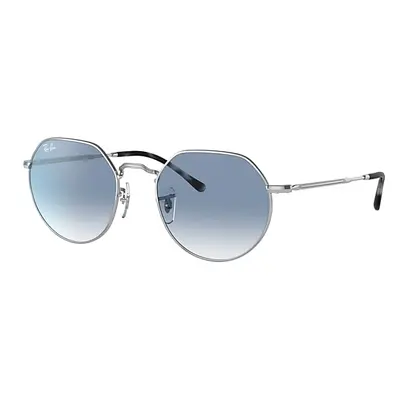 Ray-Ban Sunglasses Unisex Jack - Silver Frame Blue Lenses 53-20