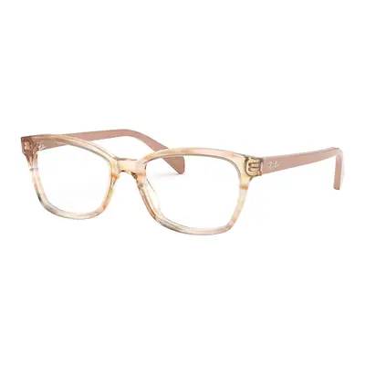 Ray-Ban Eyeglasses Children Rb1591 Optics Kids - Beige Frame Clear Lenses Polarized 48-16