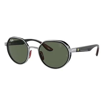 Ray-Ban Sunglasses Unisex Rb3703m Scuderia Ferrari Collection - Black Frame Green Lenses 51-21