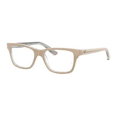 Ray-Ban Eyeglasses Children Rb1536 Optics Kids - Beige Frame Clear Lenses Polarized 48-16