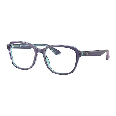 Ray-Ban Eyeglasses Children Rb1627 Optics Kids - Top Blue & Violet & Light Blue Frame Demo Lens 