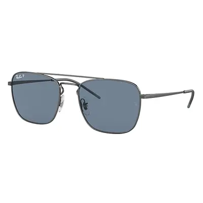 Ray-Ban Sunglasses Man Rb3588 - Gunmetal Frame Blue Lenses Polarized 55-19