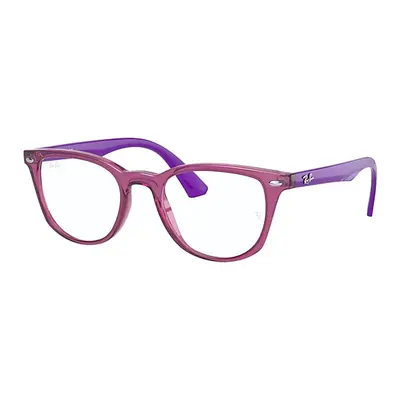 Ray-Ban Eyeglasses Children Rb1601 Optics Kids - Violet Frame Clear Lenses Polarized 46-18