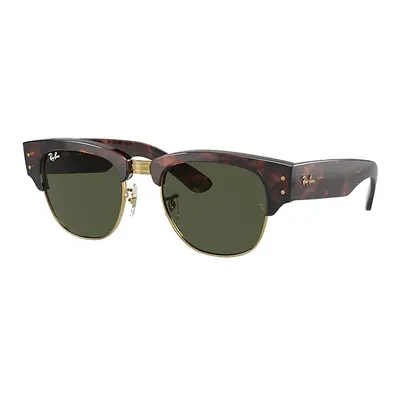 Ray-Ban Sunglasses Unisex Mega Clubmaster - Tortoise On Gold Frame Green Lenses 50-21