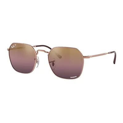 Ray-Ban Sunglasses Unisex Jim - Rose Gold Frame Red Lenses Polarized 55-20