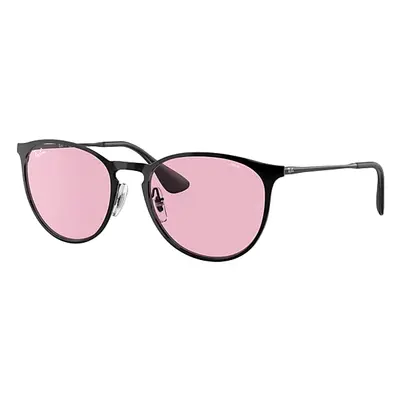 Ray-Ban Sunglasses Woman Erika Metal Evolve - Black Frame Pink Lenses 54-19