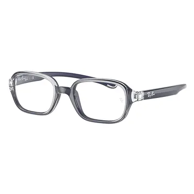 Ray-Ban Eyeglasses Children Rb9074 Optics Kids - Transparent On Blue Frame Clear Lenses Polarize