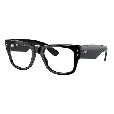 Ray-Ban Eyeglasses Unisex Mega Wayfarer Optics - Black Frame Clear Lenses Polarized 51-21