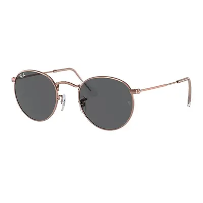 Ray-Ban Sunglasses Unisex Round Metal Rose Gold - Rose Gold Frame Grey Lenses 50-21