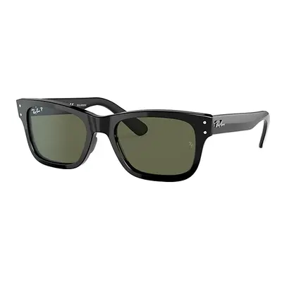 Ray-Ban Sunglasses Man Burbank - Black Frame Green Lenses Polarized 55-20