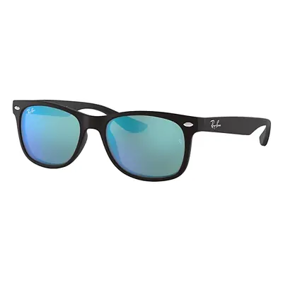 Ray-Ban Sunglasses Children New Wayfarer Kids - Black Frame Blue Lenses 48-16