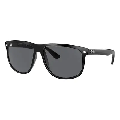 Ray-Ban Sunglasses Man Boyfriend - Black Frame Grey Lenses 56-15