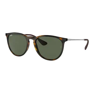 Ray-Ban Sunglasses Woman Erika Classic - Light Havana Frame Green Lenses 54-18