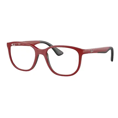 Ray-Ban Eyeglasses Children Rb9078v Optics Kids Bio-based - Red On Black Frame Clear Lenses Pola