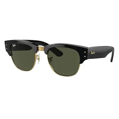 Ray-Ban Sunglasses Unisex Mega Clubmaster - Black Frame Green Lenses 50-21