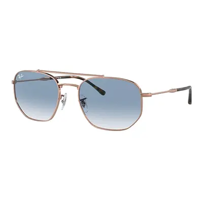 Ray-Ban Sunglasses Unisex Rb3707 - Rose Gold Frame Blue Lenses 57-20