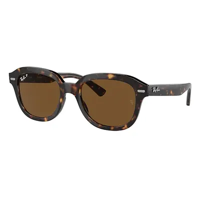 Ray-Ban Sunglasses Unisex Erik - Havana Frame Brown Lenses Polarized 53-20