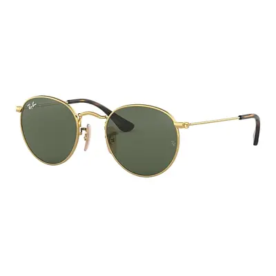 Ray-Ban Sunglasses Children Round Kids - Arista Gold Frame Green Lenses 44-19