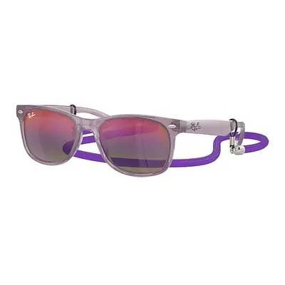 Ray-Ban Sunglasses Children New Wayfarer Kids Summer Capsule - Opal Purple Frame Blue Lenses 47-