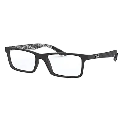 Ray-Ban Eyeglasses Unisex Rb8901 Optics - Black Frame Clear Lenses Polarized 55-17