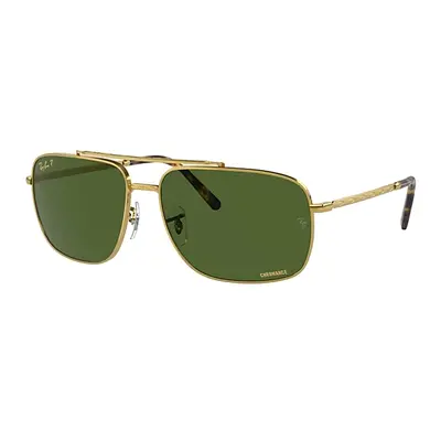 Ray-Ban Sunglasses Unisex Rb3796 - Legend Gold Frame Green Lenses Polarized 59-15