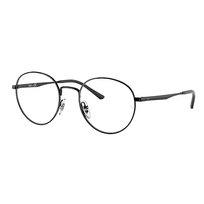 Ray-Ban Eyeglasses Unisex Rb3681 Optics - Black Frame Clear Lenses 48-20