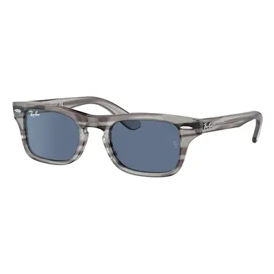 Ray-Ban Sunglasses Children Burbank Kids - Transparent Grey Frame Blue Lenses 43-19