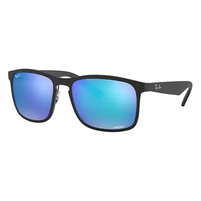 Ray-Ban Sunglasses Man Rb4264 Chromance - Black Frame Blue Lenses Polarized 58-18