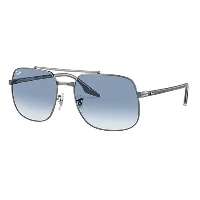 Ray-Ban Sunglasses Unisex Rb3699 - Grey On Transparent Frame Blue Lenses 56-18