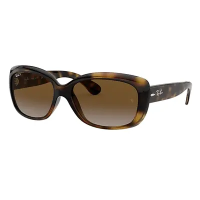 Ray-Ban Sunglasses Woman Jackie Ohh - Light Havana Frame Brown Lenses Polarized 58-17