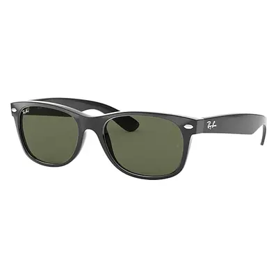 Ray-Ban Sunglasses Unisex New Wayfarer Classic - Black Frame Green Lenses 55-18