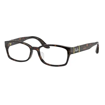 Ray-Ban Eyeglasses Unisex Rb5198 Optics - Tortoise Frame Clear Lenses 53-16