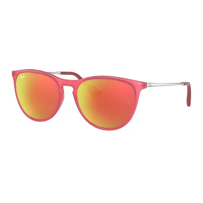 Ray-Ban Sunglasses Children Erika Kids - Fuxia Fluo Frame Red Lenses 50-15