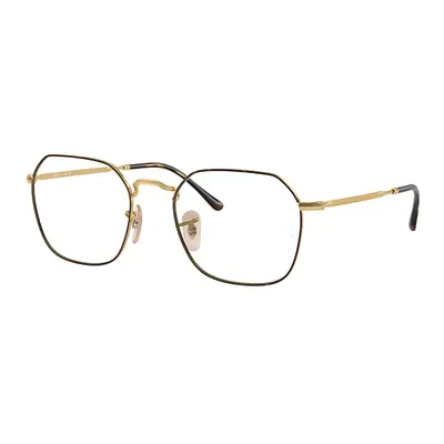 Ray-Ban Eyeglasses Unisex Jim Optics - Gold Frame Demo Lens Lenses Polarized 53-20