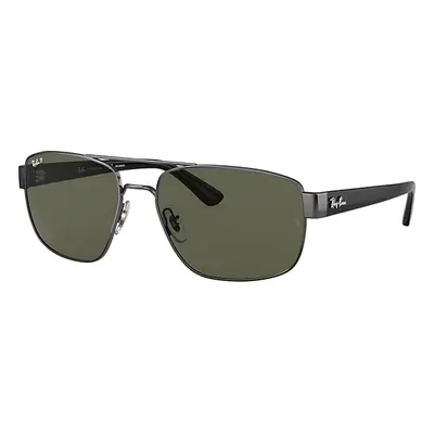 Ray-Ban Sunglasses Man Rb3663 - Gunmetal Frame Green Lenses Polarized 60-17