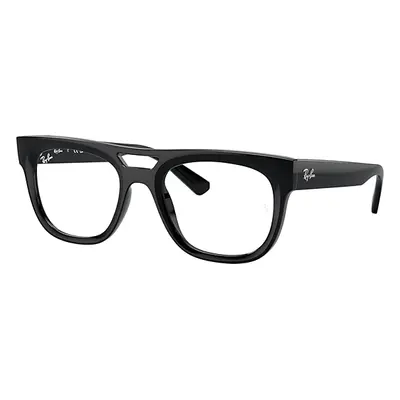 Ray-Ban Eyeglasses Unisex Lloyd Optics Bio-based - Black Frame Clear Lenses Polarized 52-21