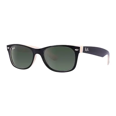 Ray-Ban Sunglasses Unisex New Wayfarer Color Mix - Black Frame Green Lenses 52-18