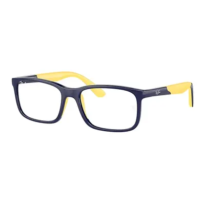 Ray-Ban Eyeglasses Children Rb1621 Optics Kids Bio-based - Dark Blue On Yellow Frame Clear Lense