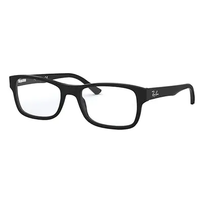 Ray-Ban Eyeglasses Unisex Rb5268 Optics - Black Frame Clear Lenses 50-17