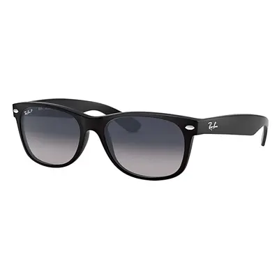 Ray-Ban Sunglasses Unisex New Wayfarer Classic - Black Frame Blue Lenses Polarized 52-18