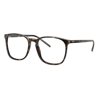 Ray-Ban Eyeglasses Unisex Rb5387 Optics - Tortoise Frame Clear Lenses Polarized 52-18