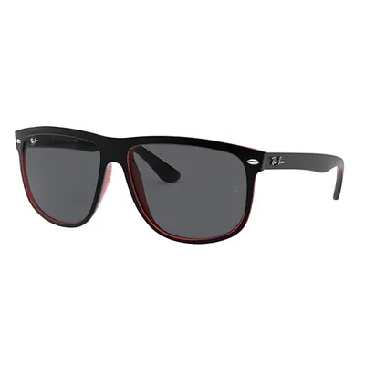 Ray-Ban Sunglasses Man Boyfriend - Black Frame Grey Lenses 60-15