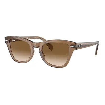 Ray-Ban Sunglasses Unisex Rb0707s - Transparent Light Brown Frame Brown Lenses 53-21