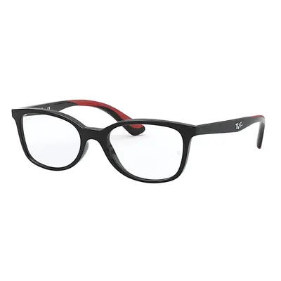 Ray-Ban Eyeglasses Children Rb1586 Optics Kids - Red Frame Clear Lenses Polarized 49-16