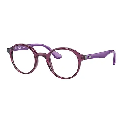 Ray-Ban Eyeglasses Children Rb1561 Optics Kids - Violet Frame Clear Lenses Polarized 41-20