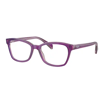 Ray-Ban Eyeglasses Children Rb1591 Optics Kids - Top Purple & Pink & Beige Frame Clear Lenses Po