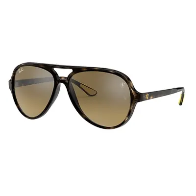 Ray-Ban Sunglasses Unisex Rb4125m Scuderia Ferrari Collection - Tortoise Frame Brown Lenses 57-1